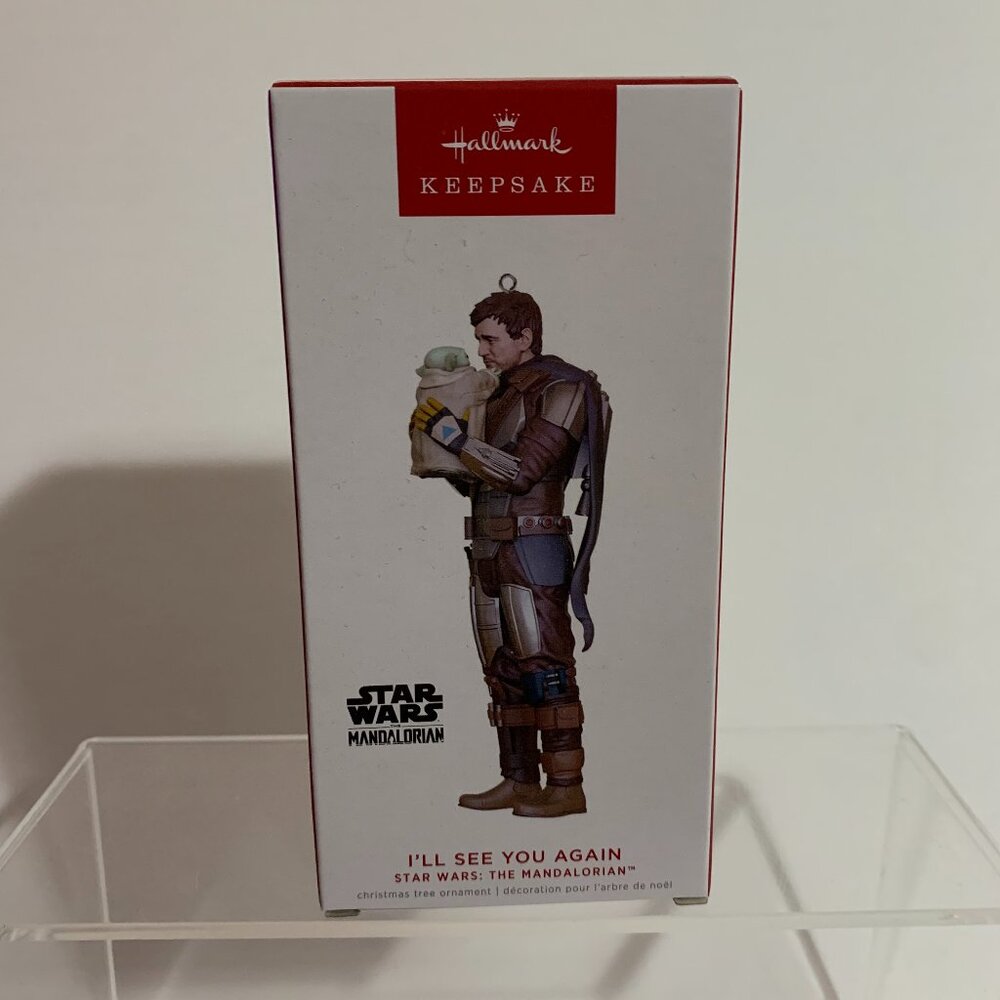 Hallmark Keepsake Christmas Ornament 2022 I'll See You Again Mandalorian Grogu